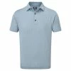 FootJoy Zig Zag Print Lisle Mens Golf Polo Shirt