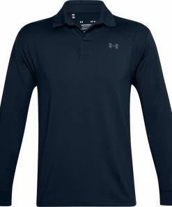 Under Armour Mens Performance Textured Long Sleeve Polo Shirt