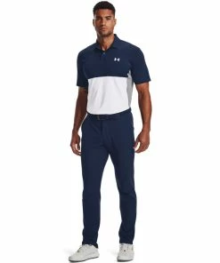 Under Armour Mens UA Performance Blocked Polo Shirt -Drivers Sales 0sddgx4rhj2