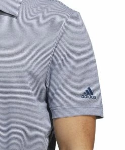 Adidas Mens Ottoman Stripe Golf Polo Shirt -Drivers Sales 3gqst5edfie