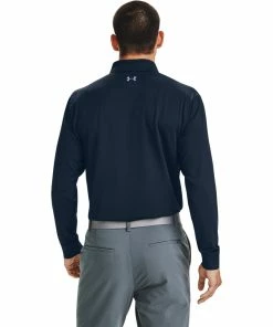 Under Armour Mens Performance Textured Long Sleeve Polo Shirt -Drivers Sales 4ju3ggv5w5p
