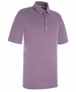 ProQuip Golf Mens Pro Tech Mini Jacquard Polo Shirt