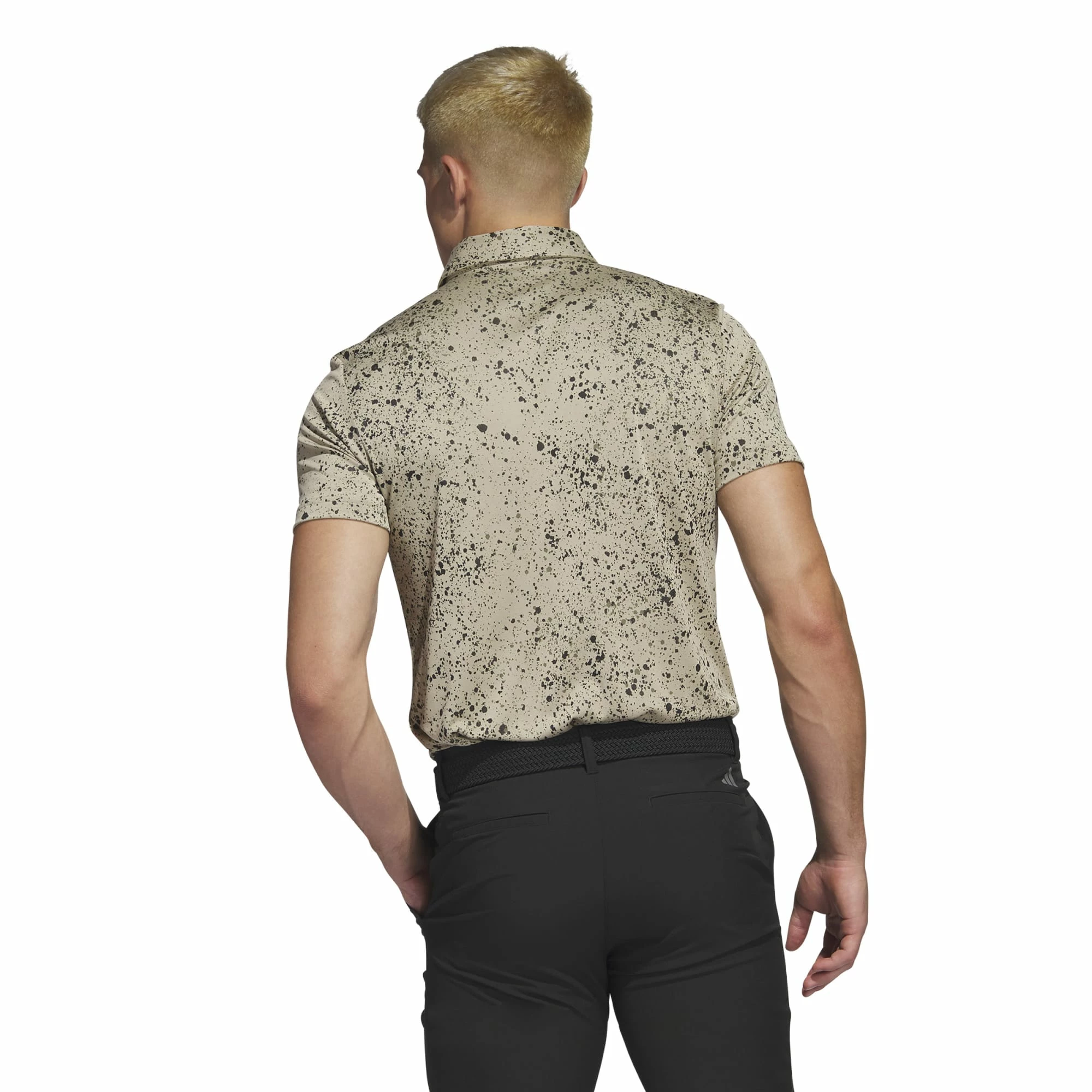 Adidas Golf Jacquard Mens Polo Shirt 4 Adidas Golf Jacquard Mens Polo Shirt - Image 2