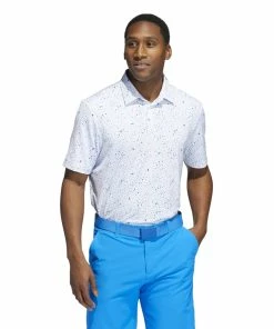 Adidas Mens Flag Print Primeblue Polo Shirt -Drivers Sales antixpce45n