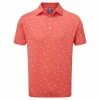 FootJoy School Of Fish Print Lisle Mens Golf Polo Shirt -Drivers Sales b0lxgafwv0t