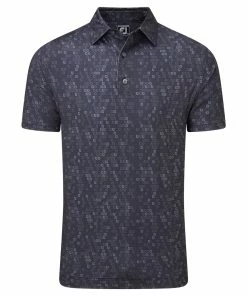 FootJoy Digital Camo FJ Print Lisle Mens Golf Polo Shirt