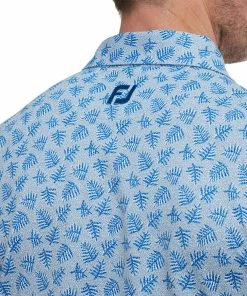 FootJoy Shadow Palm Print Pique Mens Golf Polo Shirt -Drivers Sales b54f2dspbhl