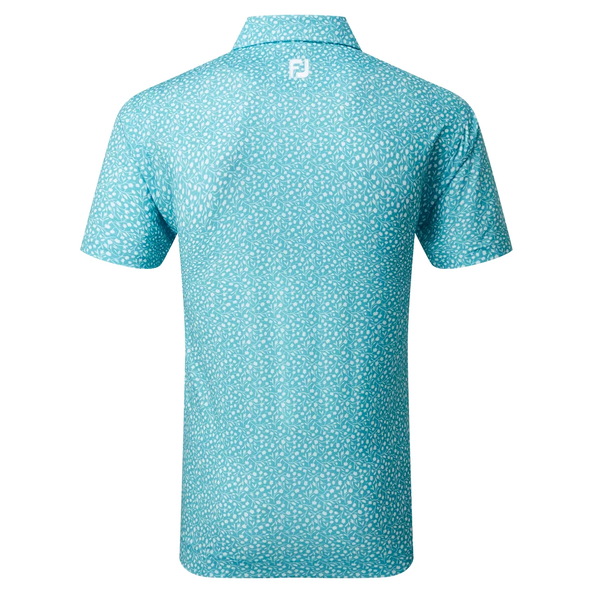 FootJoy Tossed Tulips Lisle Mens Golf Polo Shirt 4 FootJoy Tossed Tulips Lisle Mens Golf Polo Shirt - Image 2