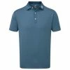 FootJoy Diamond Dot Print Lisle Mens Golf Polo Shirt -Drivers Sales cm5xstnuvqx