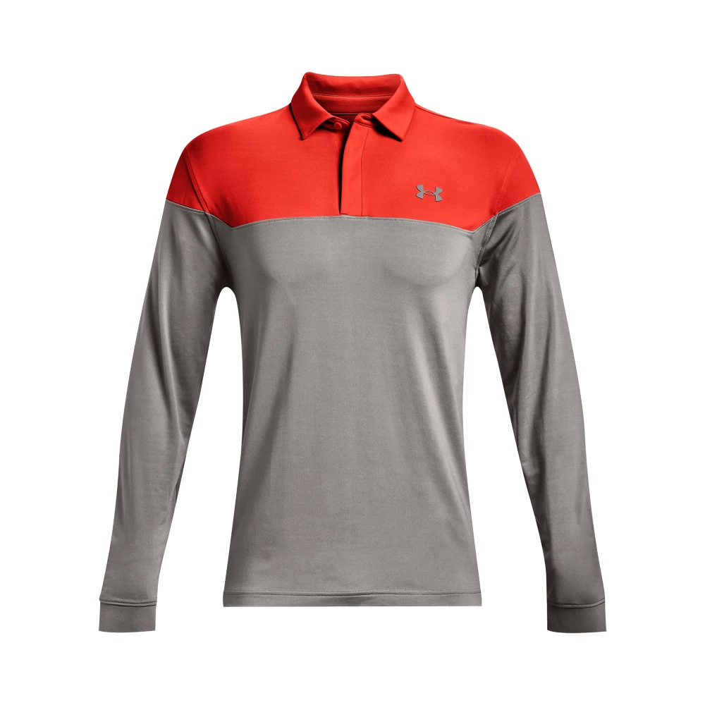 Under Armour Mens Long Sleeve Playoff Novelty Golf Polo Shirt 3 Under Armour Mens Long Sleeve Playoff Novelty Golf Polo Shirt