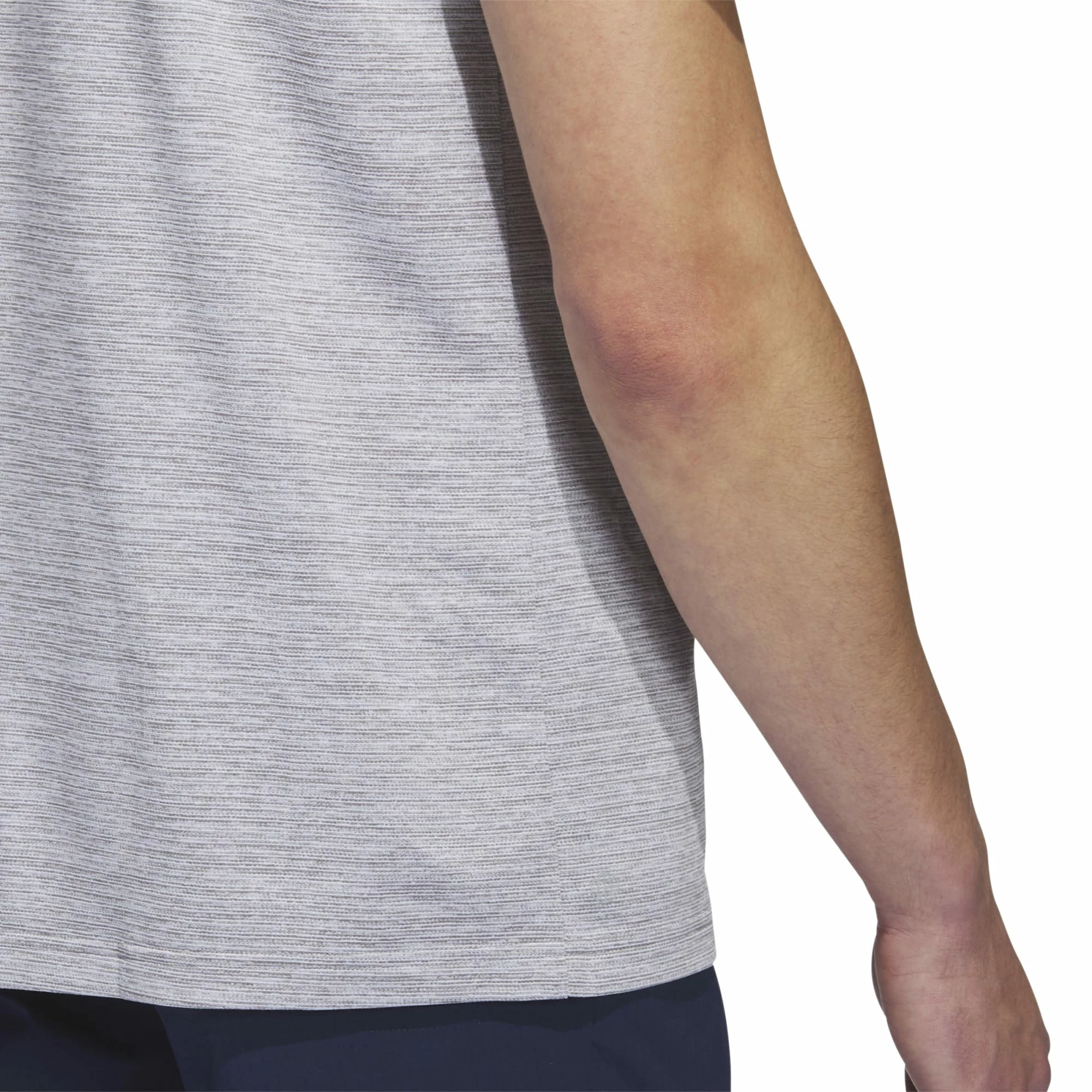 Adidas Golf Textured Stripe Mens Polo Shirt 8 Adidas Golf Textured Stripe Mens Polo Shirt - Image 6