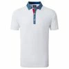 FootJoy Tossed Tulip Trim Pique Mens Golf Polo Shirt -Drivers Sales k31yq122cap
