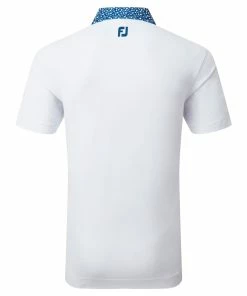 FootJoy Tossed Tulip Trim Pique Mens Golf Polo Shirt -Drivers Sales ka1jouydcd0