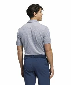 Adidas Mens Ottoman Stripe Golf Polo Shirt -Drivers Sales lfz0ago1imu