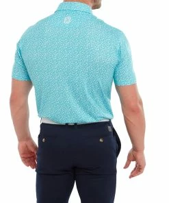 FootJoy Tossed Tulips Lisle Mens Golf Polo Shirt 10 FootJoy Tossed Tulips Lisle Mens Golf Polo Shirt -Drivers Sales mcd1xoy54jp