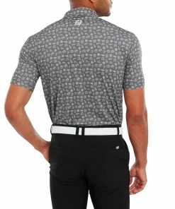 FootJoy Travel Print Lisle Mens Golf Polo Shirt -Drivers Sales mikjtzsp52u