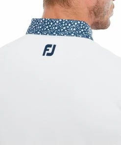 FootJoy Tossed Tulip Trim Pique Mens Golf Polo Shirt -Drivers Sales nvwly3322d5