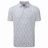 Footjoy Mens EU Mini Floral Lisle Print Polo Shirt 1 Footjoy Mens EU Mini Floral Lisle Print Polo Shirt -Drivers Sales oz5f2zivttz