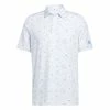 Adidas Mens Flag Print Primeblue Polo Shirt