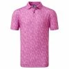 FootJoy Glass Print Lisle Mens Golf Polo Shirt -Drivers Sales u5a42tiotfe