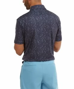 FootJoy Digital Camo FJ Print Lisle Mens Golf Polo Shirt -Drivers Sales war5jetluza
