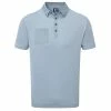 FootJoy Tonal Trim Solid With Pocket Lisle Mens Polo Shirt