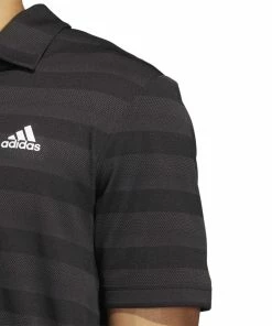 Adidas Golf Mens Two Colour Stripe Primegreen Polo Shirt -Drivers Sales wjpznlsp5ef