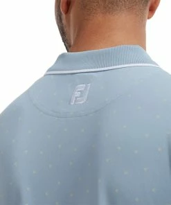 FootJoy Push Play Print Pique Mens Golf Polo Shirt -Drivers Sales x4jpg2zgr5k
