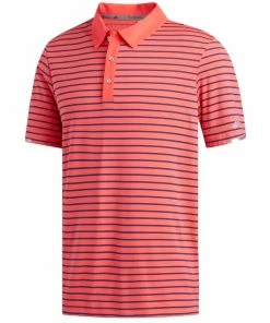 Adidas Golf ClimaChill Three Colour Stripe Mens Polo Shirt