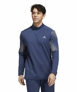 Adidas Mens Statement Long Sleeve Golf Polo Shirt -Drivers Sales z52dm1btyhi
